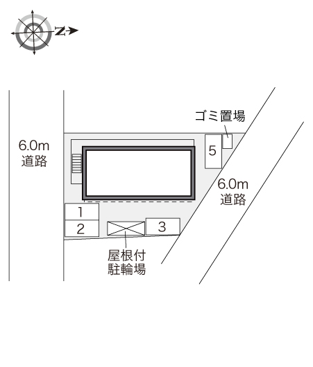 ★手数料０円★坂戸市伊豆の山町　月極駐車場（LP）